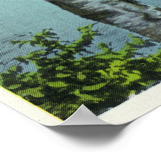 Uitzicht van een Steamer op de Songo Poster (Hoek)