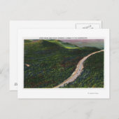 Uitzicht van een Steep Grade op Memorial Hwy Briefkaart (Voorkant / Achterkant)