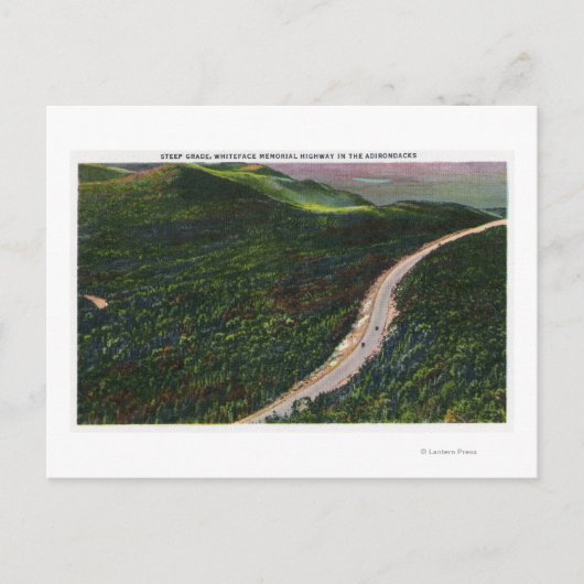 Uitzicht van een Steep Grade op Memorial Hwy Briefkaart (Voorkant)