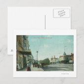 Uitzicht van een Street ScenePacific Grove, CA Briefkaart (Voorkant / Achterkant)