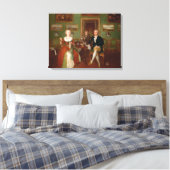 Uitzicht van een tekenkamer, 1780 canvas afdruk (Insitu (Slaapkamer))