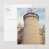 Uitzicht van een toren van het kasteel briefkaart (Voorkant / Achterkant)
