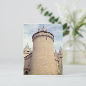 Uitzicht van een toren van het kasteel briefkaart (Staand voorkant)