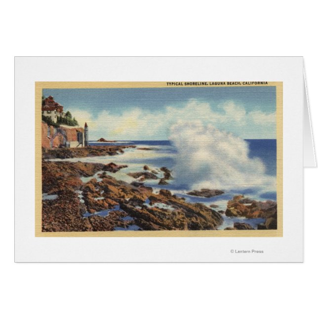 Uitzicht van een typische Shoreline (Voorkant Horizontaal)