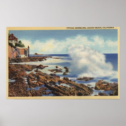 Uitzicht van een typische Shoreline Poster (Voorkant)