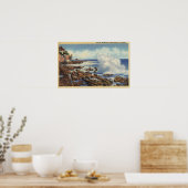 Uitzicht van een typische Shoreline Poster (Keuken)
