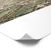 Uitzicht van een uitbarsting van Mt. Vesuvius, die Poster (Hoek)