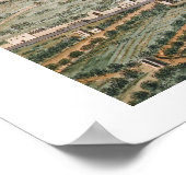 Uitzicht van een uitbarsting van Mt. Vesuvius, die Poster (Hoek)