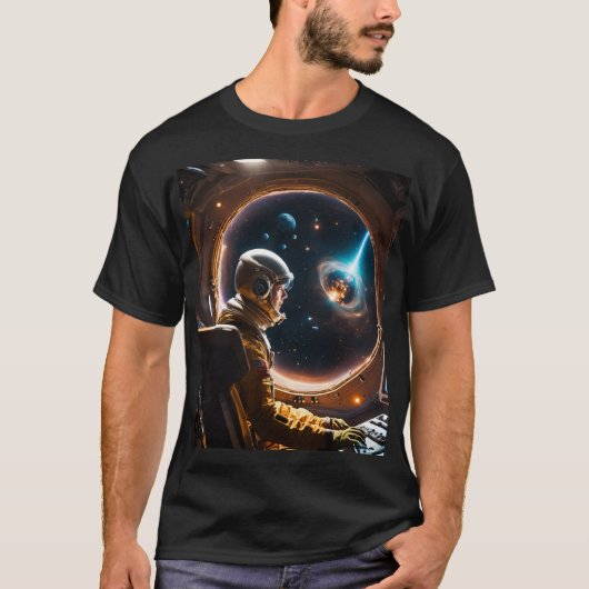 : Uitzicht van een uniek T-shirt ontwerp (Voorkant)