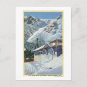 Uitzicht van een US Forest Service Ski Shelter Briefkaart (Voorkant)