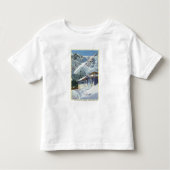 Uitzicht van een US Forest Service Ski Shelter Kinder Shirts (Voorkant)