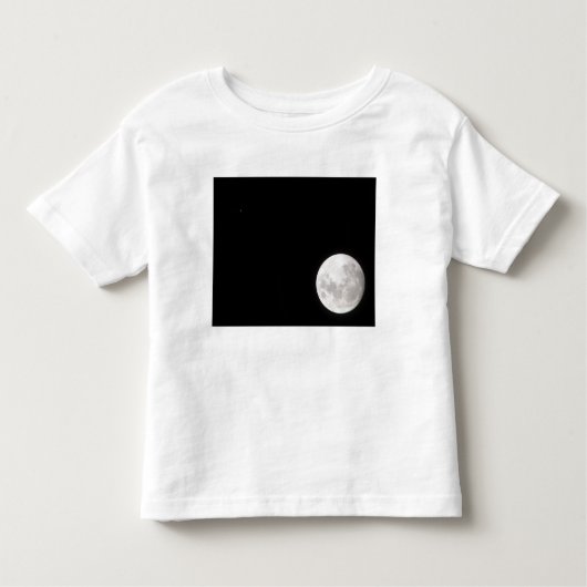 Uitzicht van een volle maan, ook shows Mars Kinder Shirts (Voorkant)