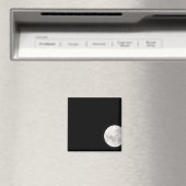 Uitzicht van een volle maan, ook shows Mars Magneet (Insitu (Vaatwasser))