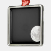 Uitzicht van een volle maan, ook shows Mars Metalen Ornament (Links)