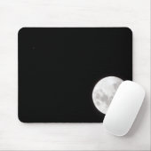 Uitzicht van een volle maan, ook shows Mars Muismat (Met muis)