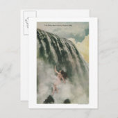 Uitzicht van een vrouw in de Herfst Briefkaart (Voorkant / Achterkant)