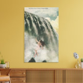 Uitzicht van een vrouw in de Herfst Canvas Afdruk (Insitu (Woonkamer))