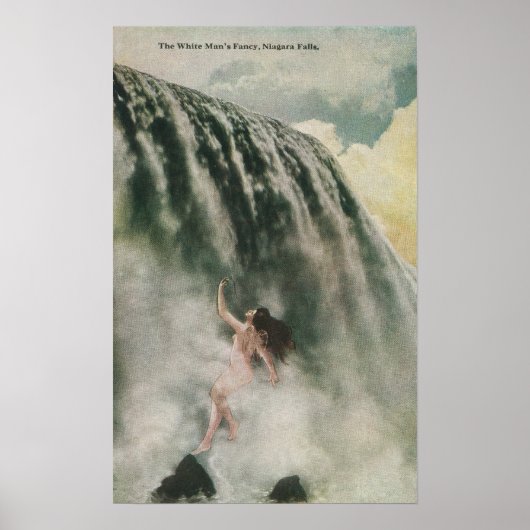 Uitzicht van een vrouw in de Herfst Poster (Voorkant)