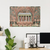 Uitzicht van een vuurwerkscherm poster (Thuiskantoor)