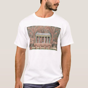Uitzicht van een vuurwerkscherm t-shirt