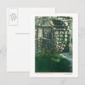 Uitzicht van een waterwielRedding, CA Briefkaart (Voorkant / Achterkant)