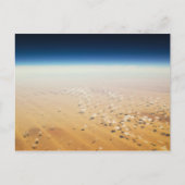 Uitzicht van een woestijn vanuit de lucht briefkaart (Voorkant)