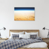 Uitzicht van een woestijn vanuit de lucht canvas afdruk (Insitu (Slaapkamer))