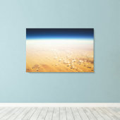 Uitzicht van een woestijn vanuit de lucht canvas afdruk (Insitu (Houten vloer))