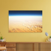 Uitzicht van een woestijn vanuit de lucht canvas afdruk (Insitu (Woonkamer))