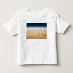 Uitzicht van een woestijn vanuit de lucht kinder shirts