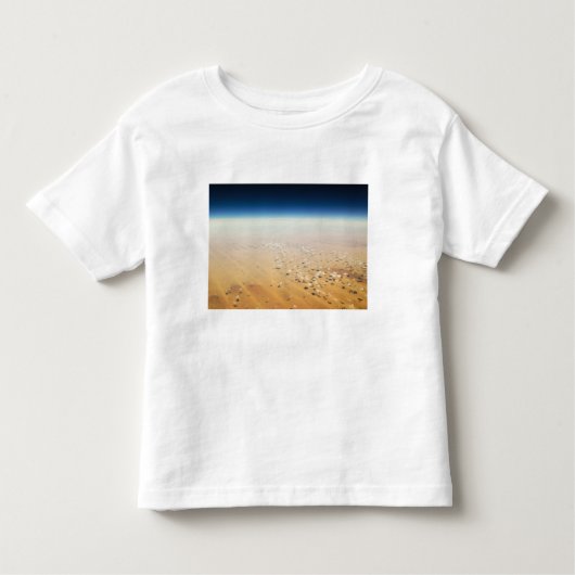 Uitzicht van een woestijn vanuit de lucht kinder shirts (Voorkant)