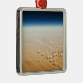 Uitzicht van een woestijn vanuit de lucht metalen ornament (Rechts)