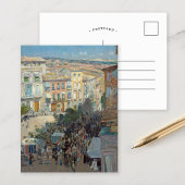Uitzicht van een Zuid-Franse stad | Childe Hassam Briefkaart