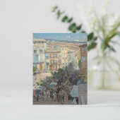 Uitzicht van een Zuid-Franse stad | Childe Hassam Briefkaart (Staand voorkant)