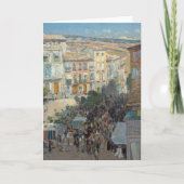 Uitzicht van een Zuid-Franse stad | Childe Hassam Kaart (Voorkant)