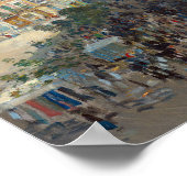 Uitzicht van een Zuid-Franse stad | Childe Hassam Poster (Hoek)