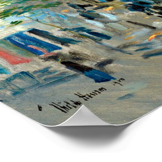 Uitzicht van een Zuid-Franse stad door Frederick H Poster (Hoek)