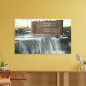 Uitzicht van eerste Herfsten Canvas Afdruk (Insitu (Woonkamer))