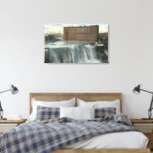 Uitzicht van eerste Herfsten Canvas Afdruk (Insitu (Slaapkamer))