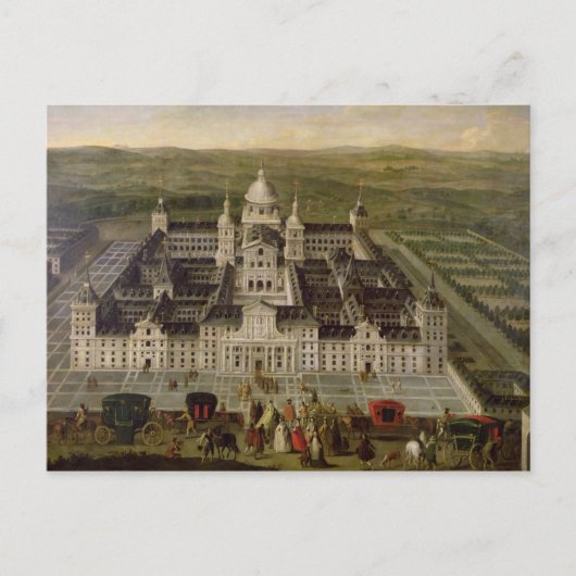 Uitzicht van El Escorial Briefkaart (Voorkant)