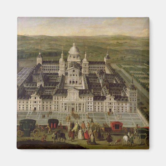 Uitzicht van El Escorial Magneet (Voorkant)
