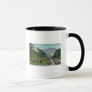 Uitzicht van Elephant's Head & Crawford Notch Entr Mok