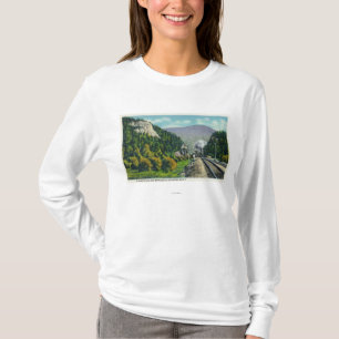 Uitzicht van Elephant's Head & Crawford Notch Entr T-shirt