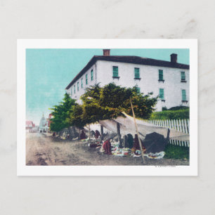 Uitzicht van Eskimo Curio Venders Sitka, AK Briefkaart