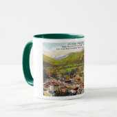 Uitzicht van Estes Park Colorado  Mok (Voorkant links)