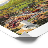 Uitzicht van Estes Park Colorado  Poster (Hoek)