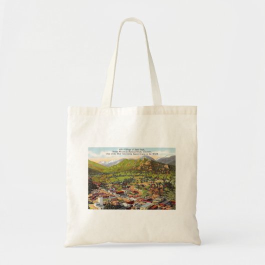 Uitzicht van Estes Park Colorado  Tote Bag (Voorkant)