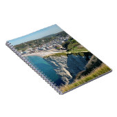 Uitzicht van Etretat in Frankrijk Briefkaart Poste Notitieboek (Rechterzijde)