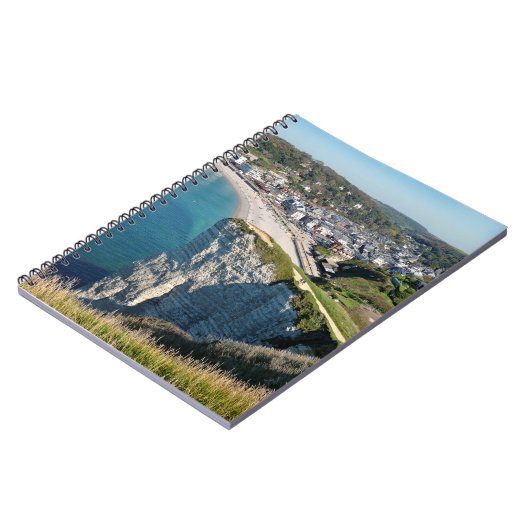 Uitzicht van Etretat in Frankrijk Briefkaart Poste Notitieboek (Linkerzijde)