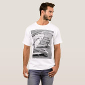 Uitzicht van F-86-vliegtuigen op het Afbeelding fl T-shirt (Voorkant volledig)